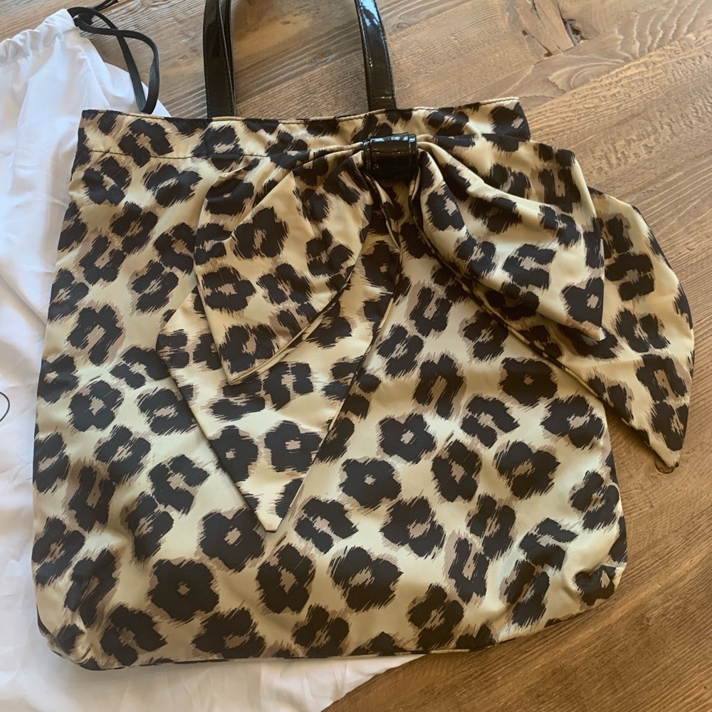 Red Valentino Leopard Print Tote